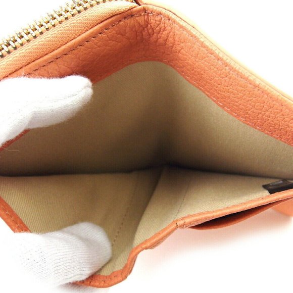 Authentic chloe round zipper wallet Middle -length wallet USED - Picture 6 of 9